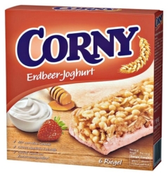 CORNY Müsliriegel Erdbeer Joghurt 6x25g**
