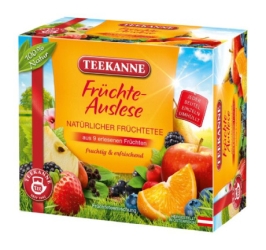 Teekanne Früchtetee Auslese 40 Beutel