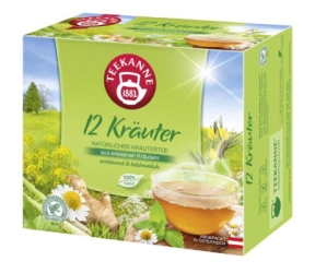 Teekanne 12 Kräuter-Tee 40 Beutel
