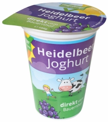 Hiegesberger Fruchtjoghurt Heidelbeere 3,2% 180g 10 Becher