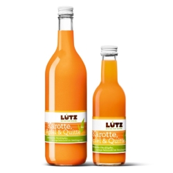 Bio Lutz Karotte, Apfel & Quittensaft 0,25l 24 Flaschen
