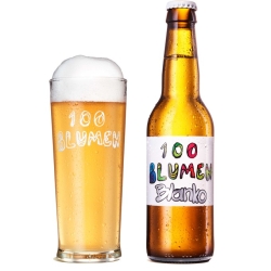 100 Blumen Blanko 1040, 0,33l 24 Flaschen