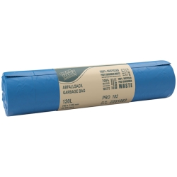 CLEAN AND CLEVER Abfallsack 120l blau 25Stück